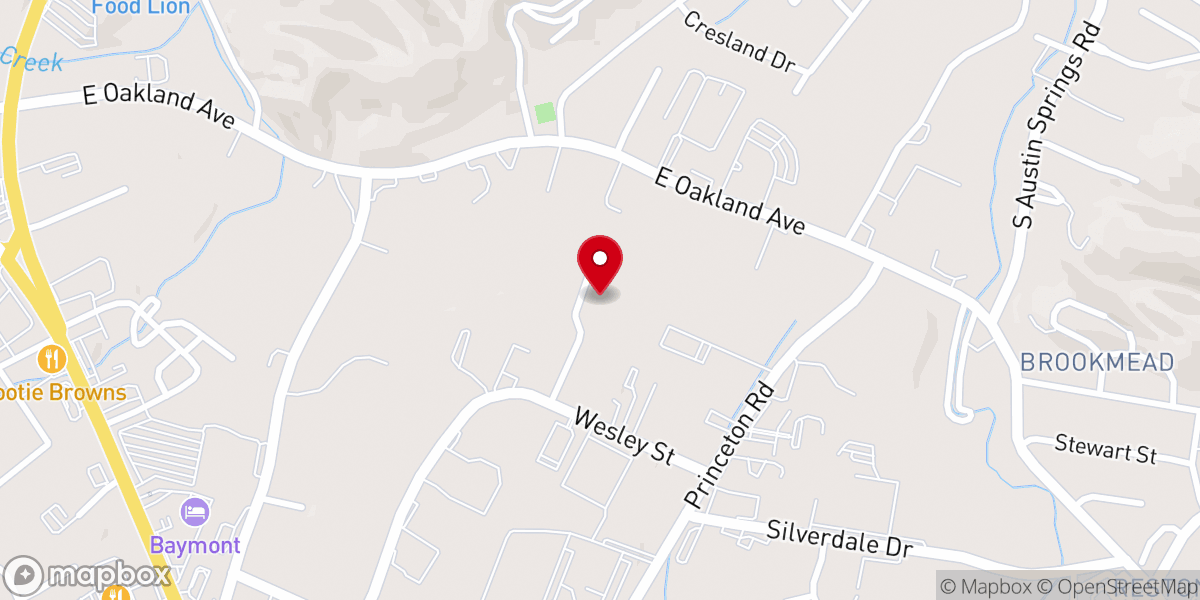 Map showing location of CrossLife Church