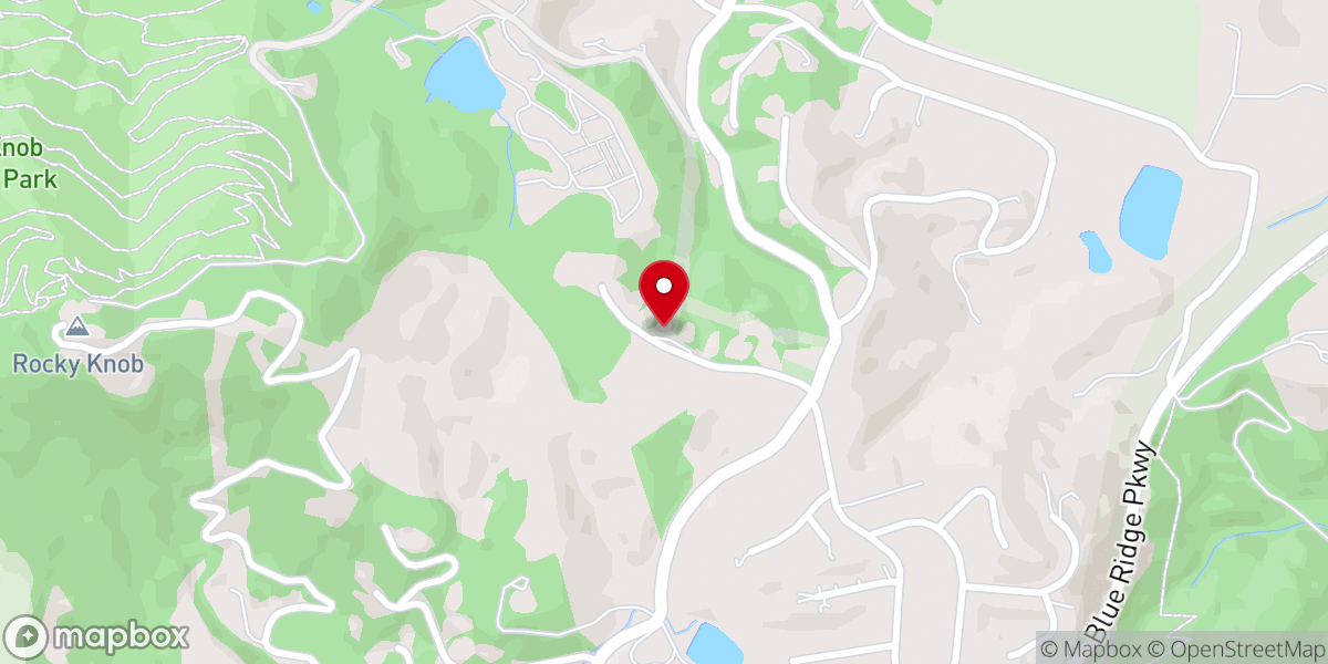 Map showing location of Chapel Rest Cabin