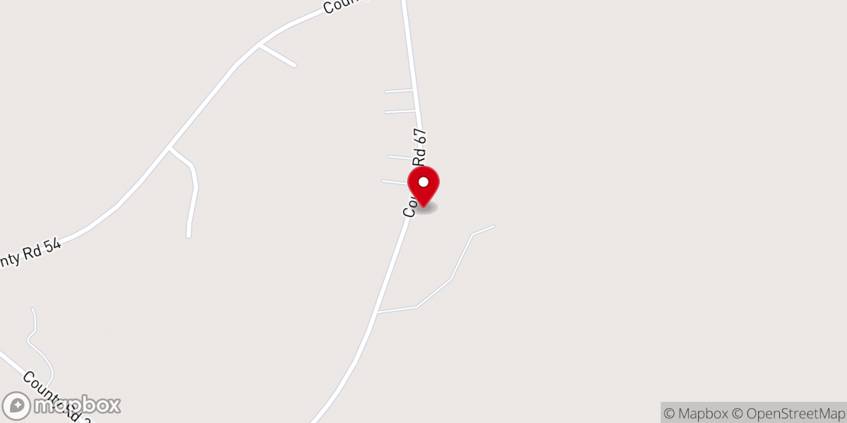 Map showing location of New Hope Baptist Pastorium