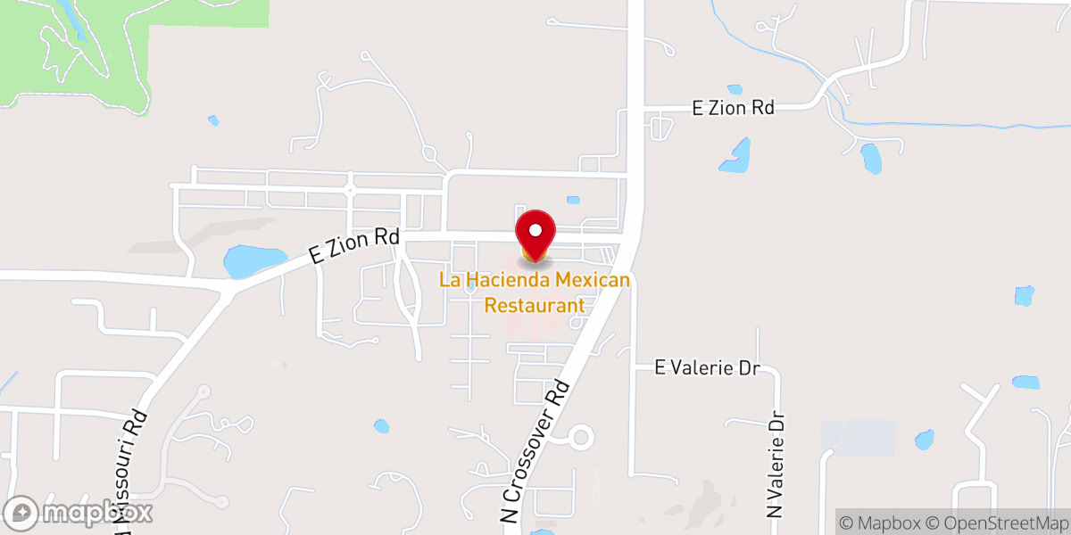 Map showing location of Emmanuel Lutheran Church