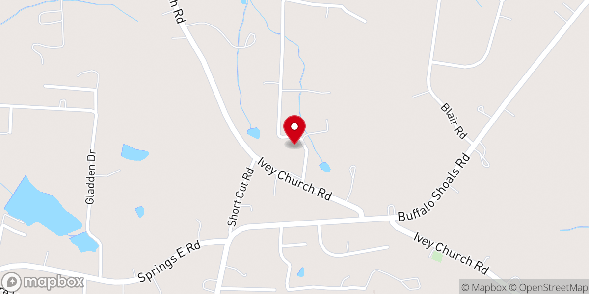 Map showing location of Maiden Wesleyan Church