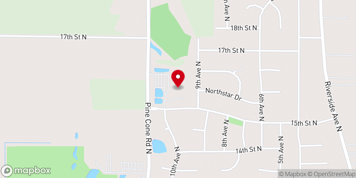 Map showing location of Celebration Lutheran Church