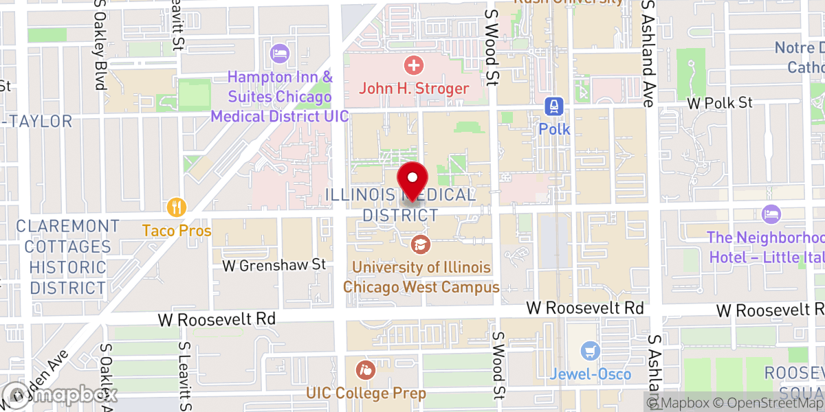 Map showing location of Children of Peace Catholic School