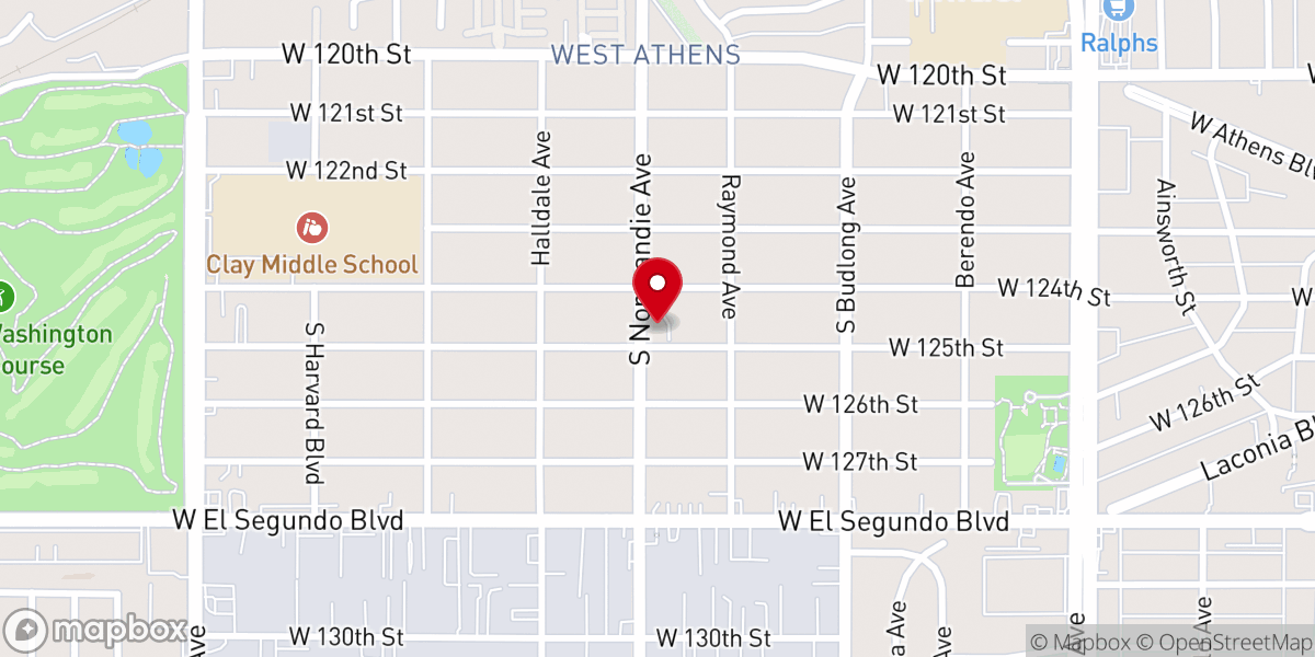 Map showing location of Normandie Avenue Seventh-day Adventist Church