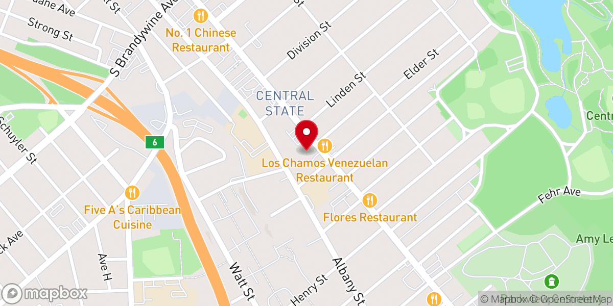 Map showing location of Iglesia De Dios Pentecostal MI La Gracia De Dios/Pentecostal Church of God