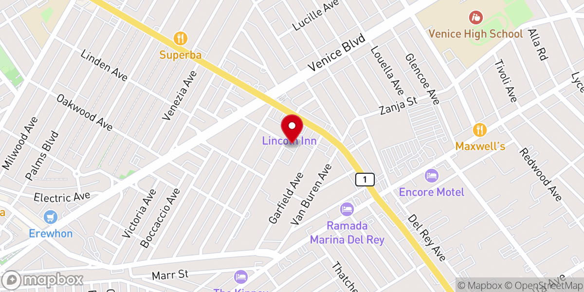 Map showing location of St. Mark Catholic Church