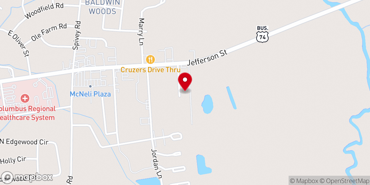 Map showing location of Bread of Life Bible Institute