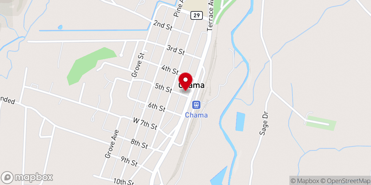Map showing location of Santa Fe Baptist Association