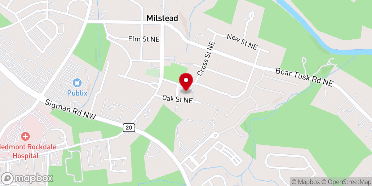 Map showing location of Community Worship International