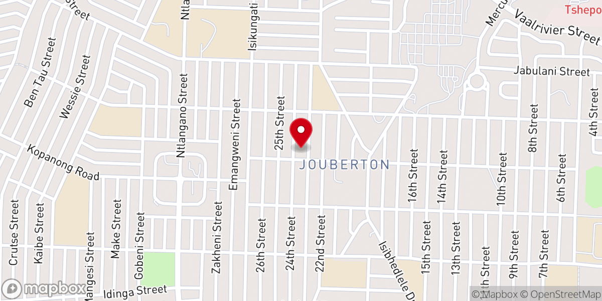 Map showing location of St Paul's Roman Catholic Church