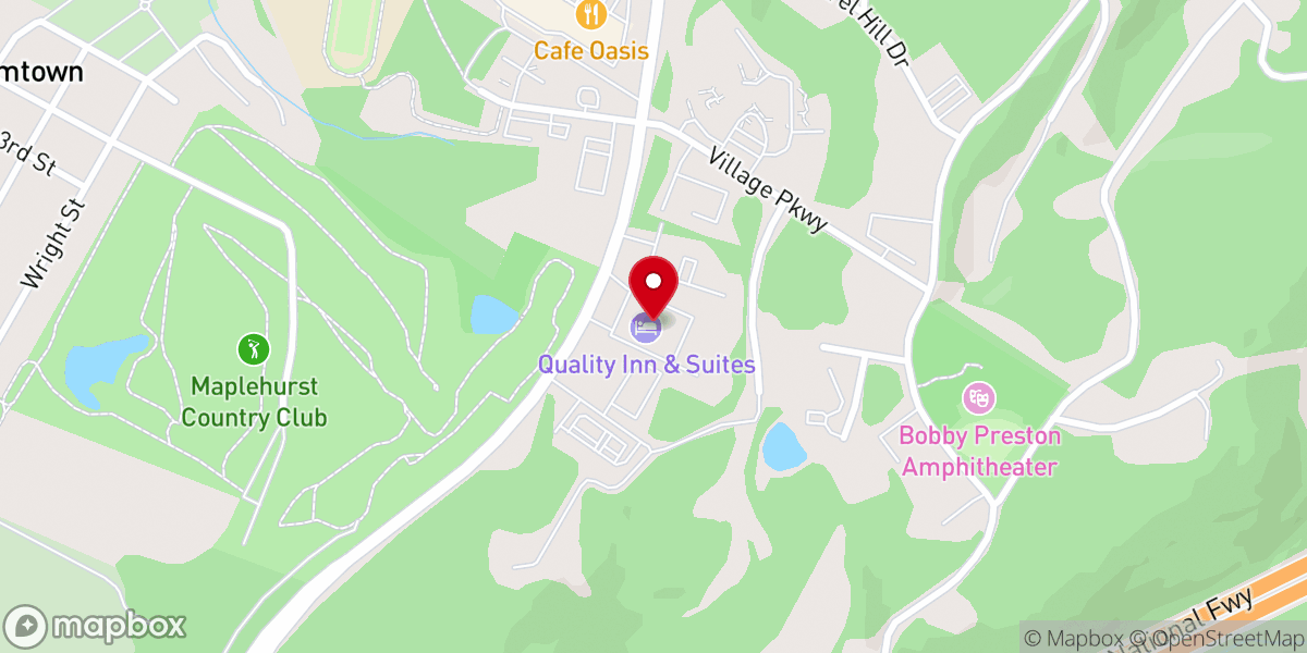 Map showing location of Quality Inn & Suites Frostburg-Cumberland
