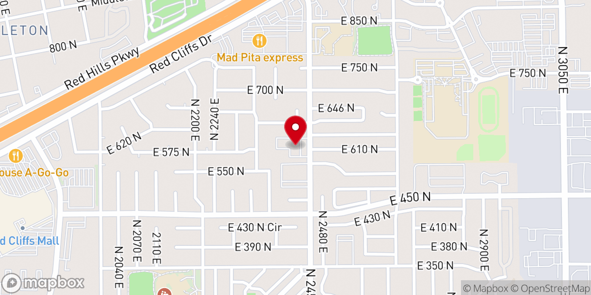 Map showing location of Good Shepherd Presbyterian Church USA