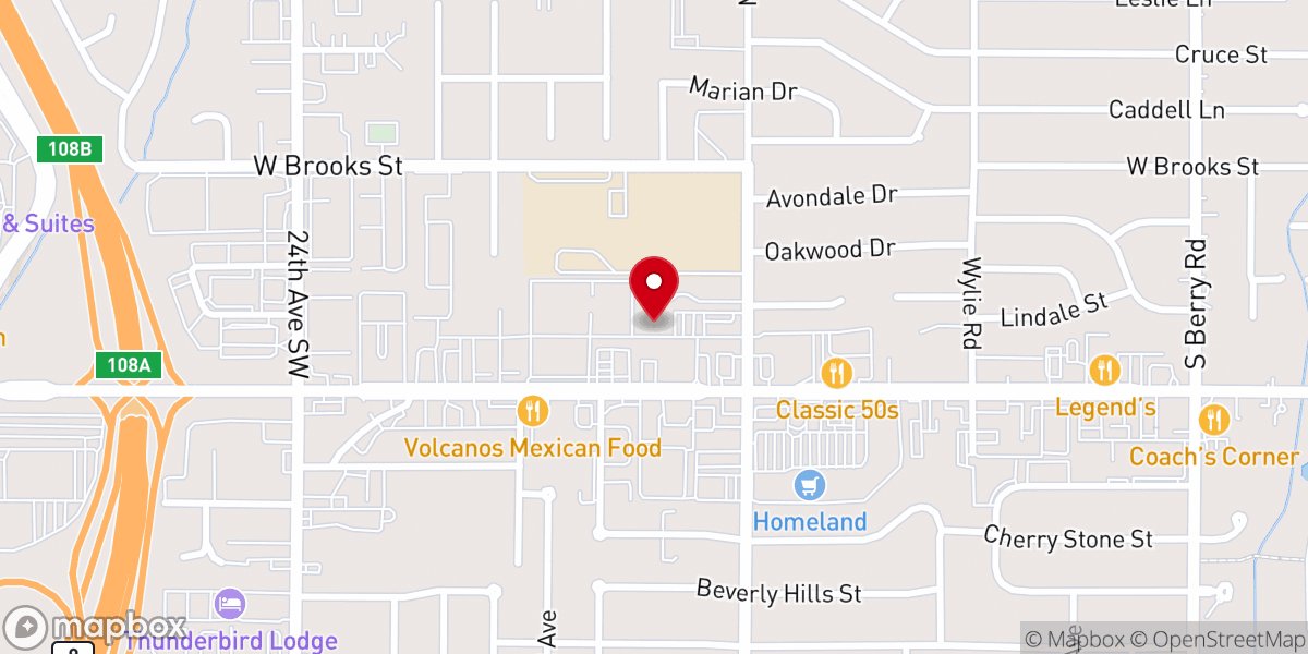 Map showing location of BETHEL BAPTIST CHURCH ANNEX