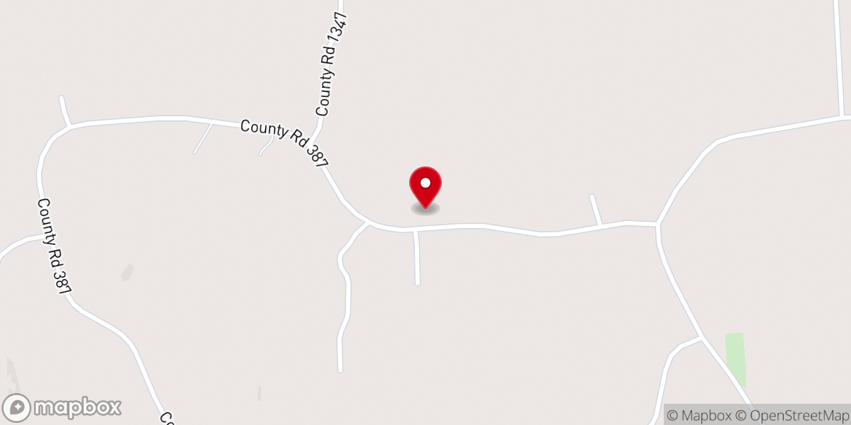 Map showing location of New Zion Pentecostal Church