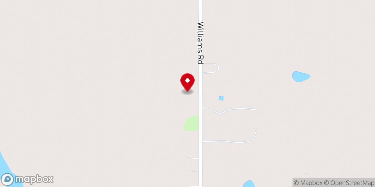 Map showing location of Greenfield Baptist Church
