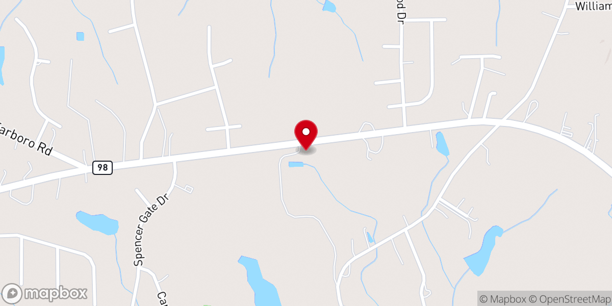 Map showing location of Old Phelps Chapel Baptist Church