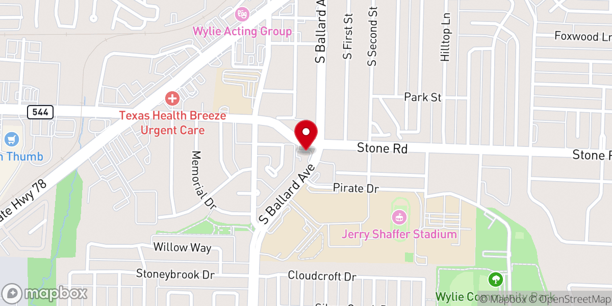 Map showing location of Vibrant Life Church