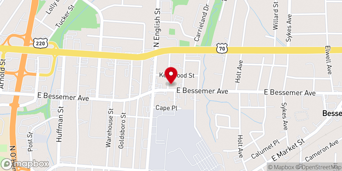 Map showing location of Tabernacle of Praise Deliverance