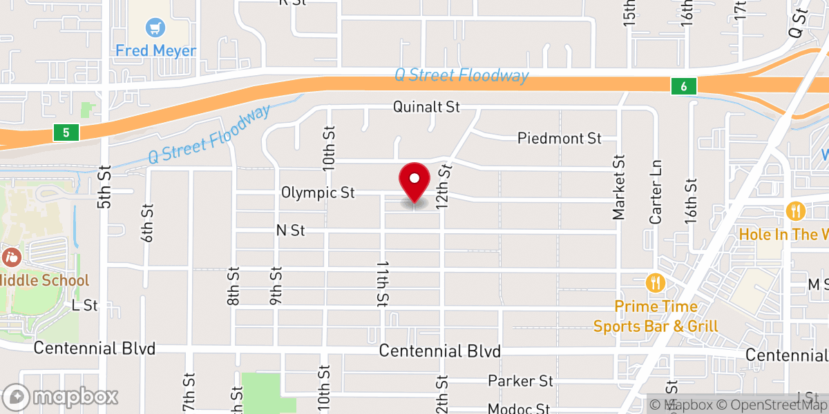 Map showing location of Springfield Seventh-day Adventist Church