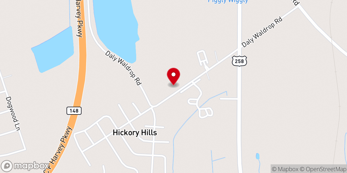 Map showing location of Iiving hope church