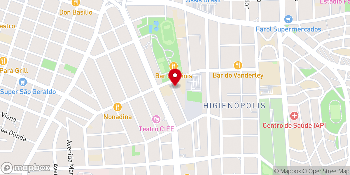 Map showing location of Comunidade Evangélica de Confissão Luterana Martin Luther em Porto Alegre - IECLB