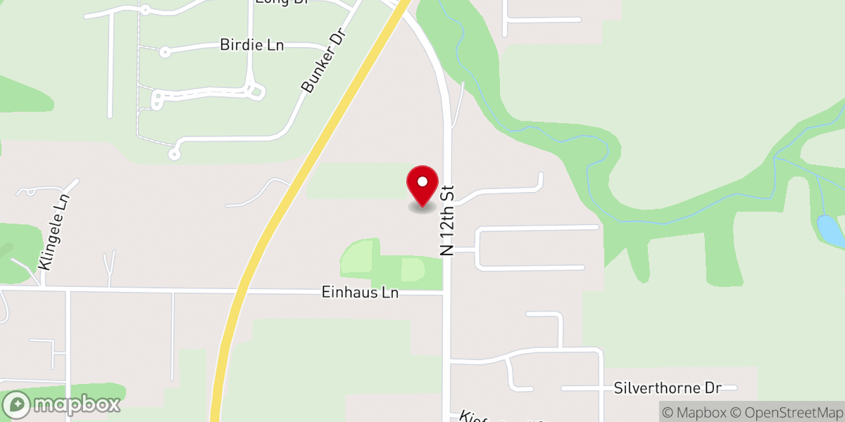 Map showing location of Faith Journey Church