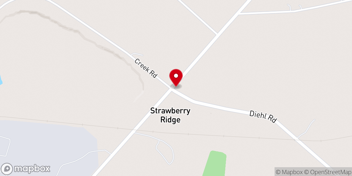 Map showing location of Trinity United Church-Christ