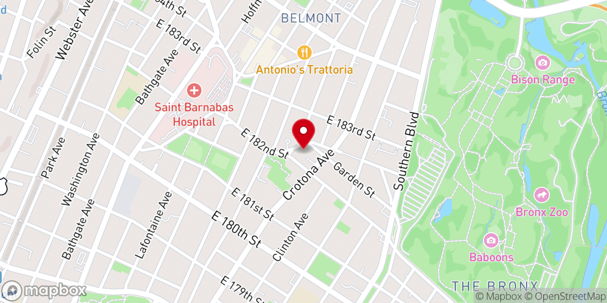 Map showing location of The Healing Grotto/Gruta de la Sanacion