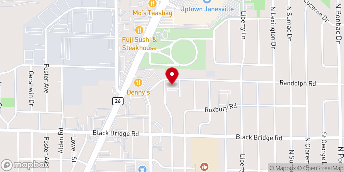 Map showing location of Iglesia Cristo Rey