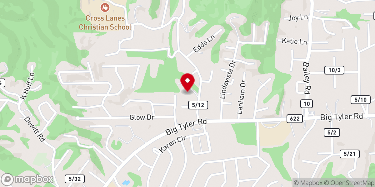 Map showing location of King's Way Christian Church Outreach