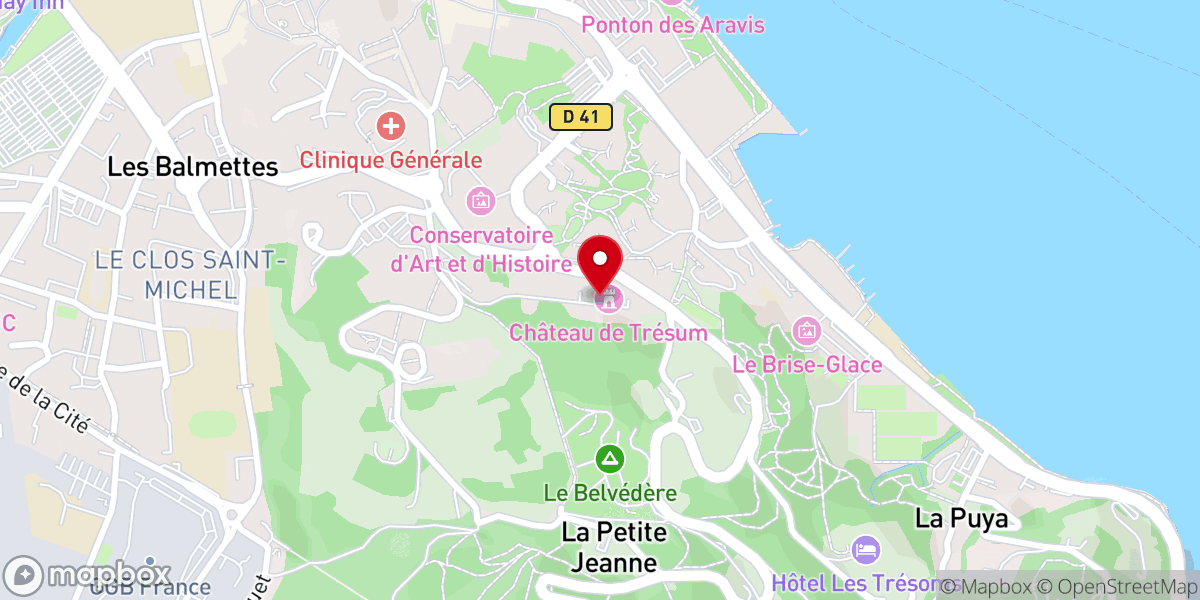Map showing location of Évêché d'Annecy