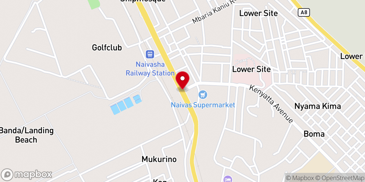 Map showing location of Original Apostolic Church