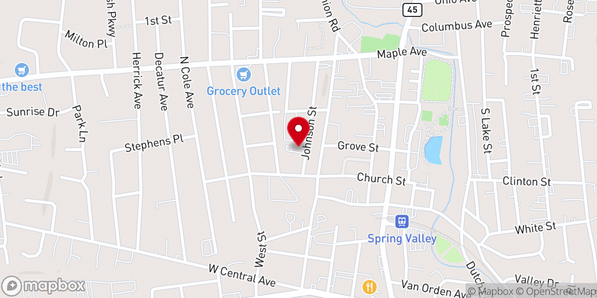 Map showing location of Sinai French Seventh-day Adventist Church