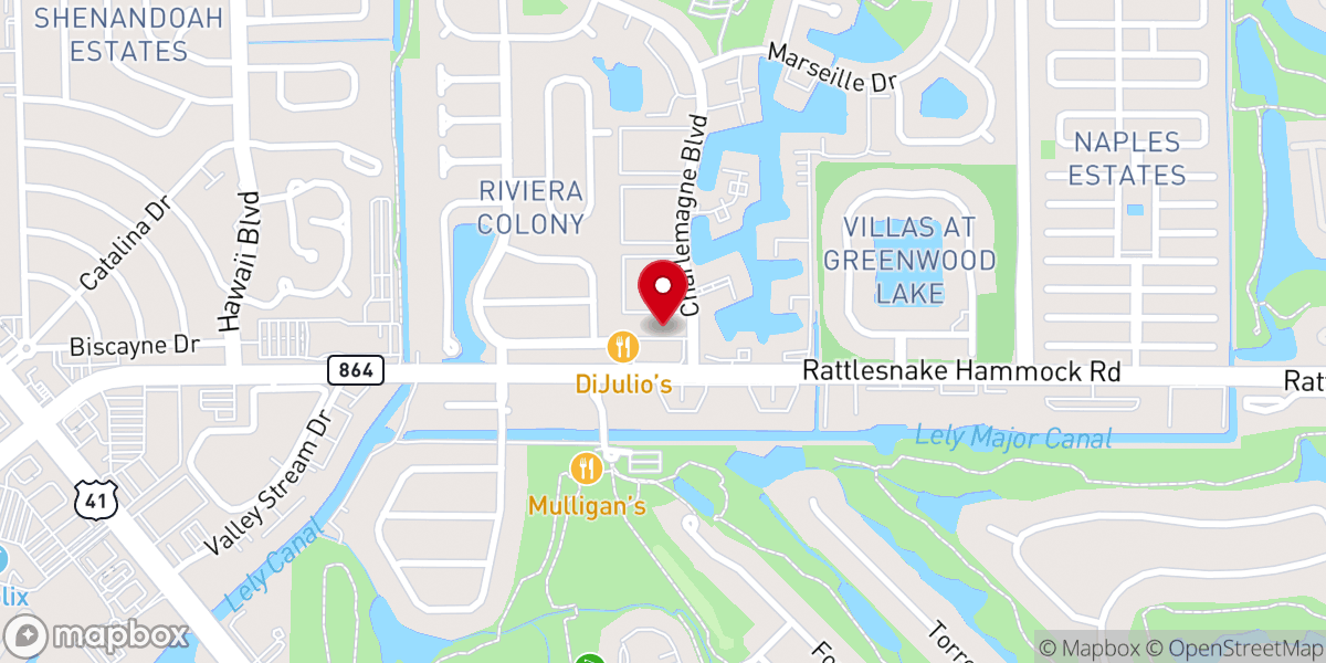 Map showing location of Cátedral de la Familia Náples