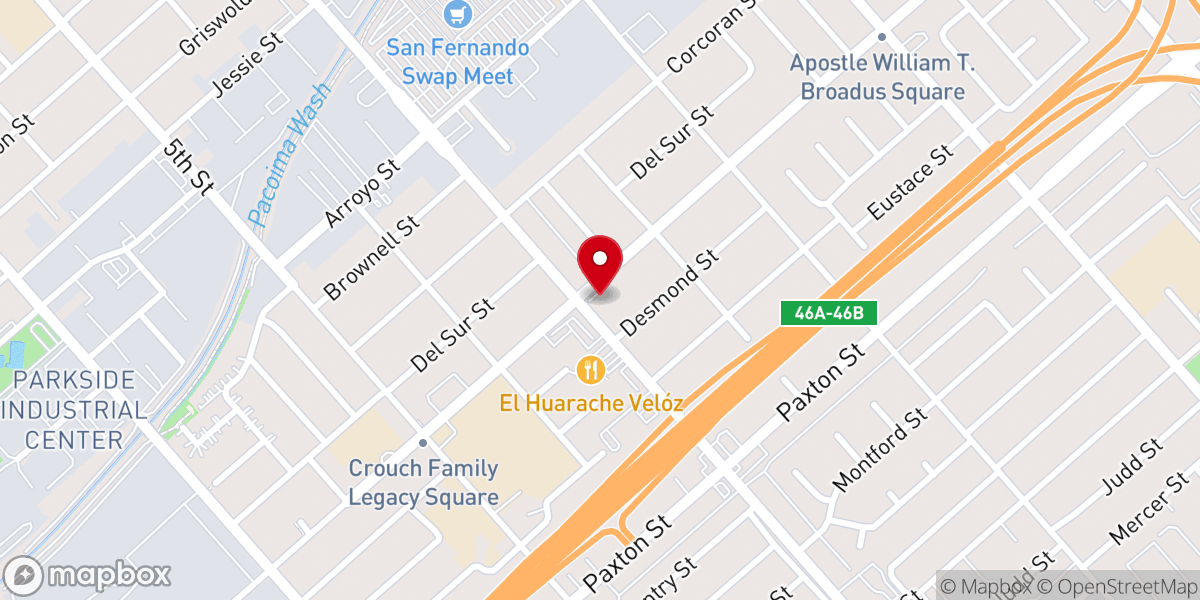 Map showing location of New Pentecost Number 2