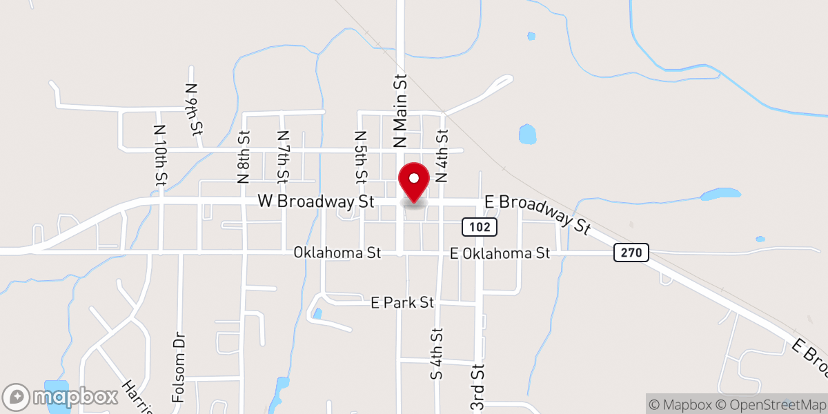 Map showing location of Grace Missionary Society