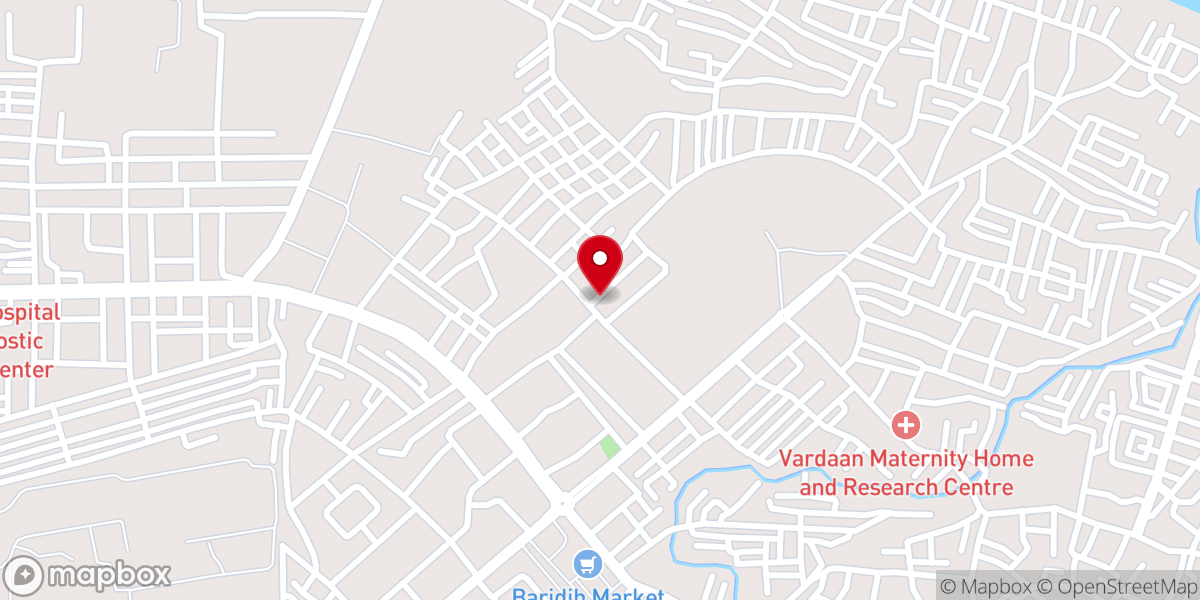 Map showing location of Eternal Light Foundation Church