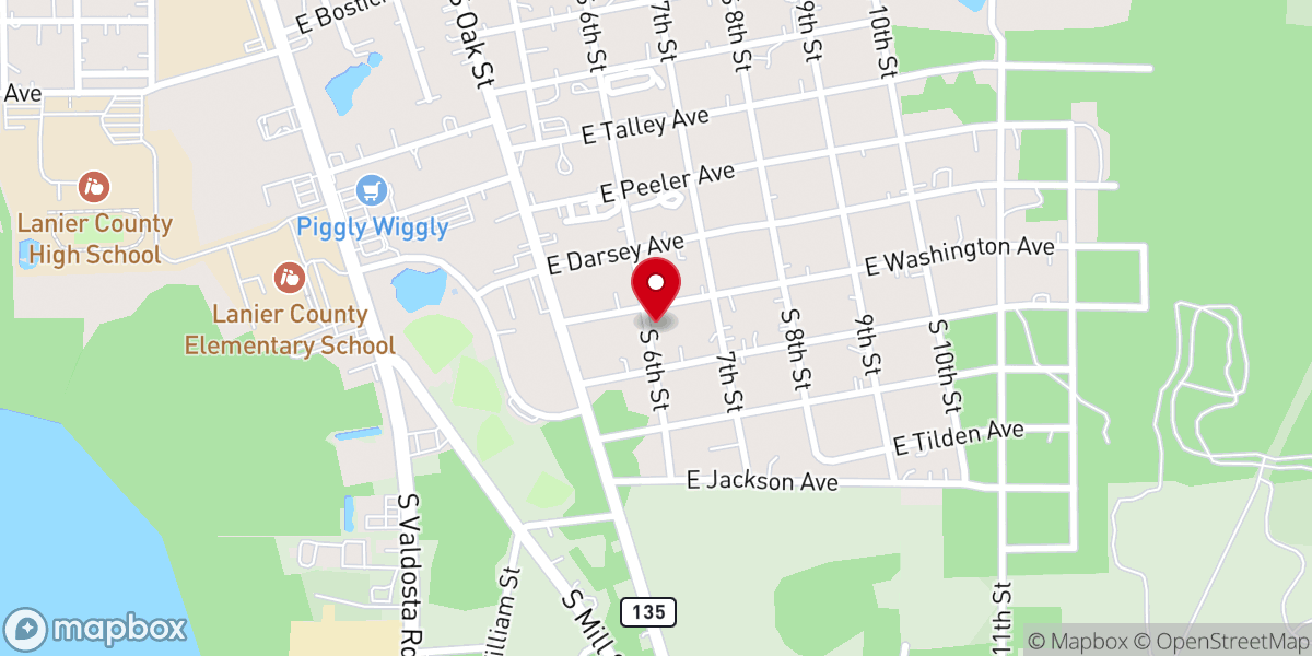 Map showing location of Refuge Temple SDA Church