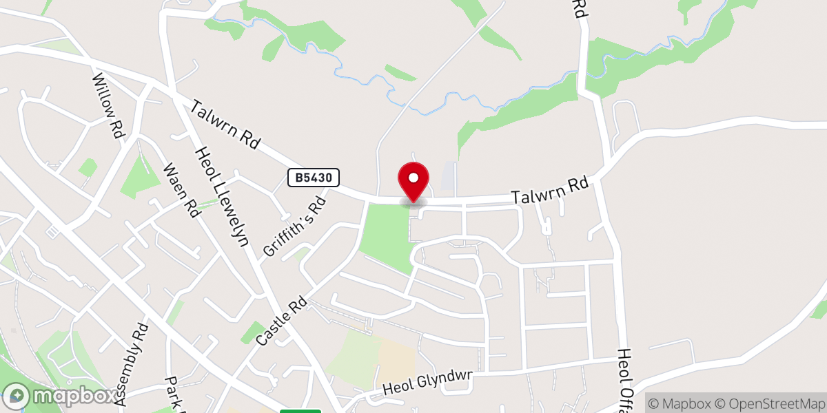 Map showing location of LIGHT & LIFE WREXHAM