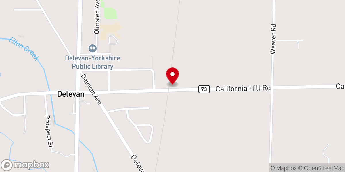 Map showing location of Pierce Milling Inc