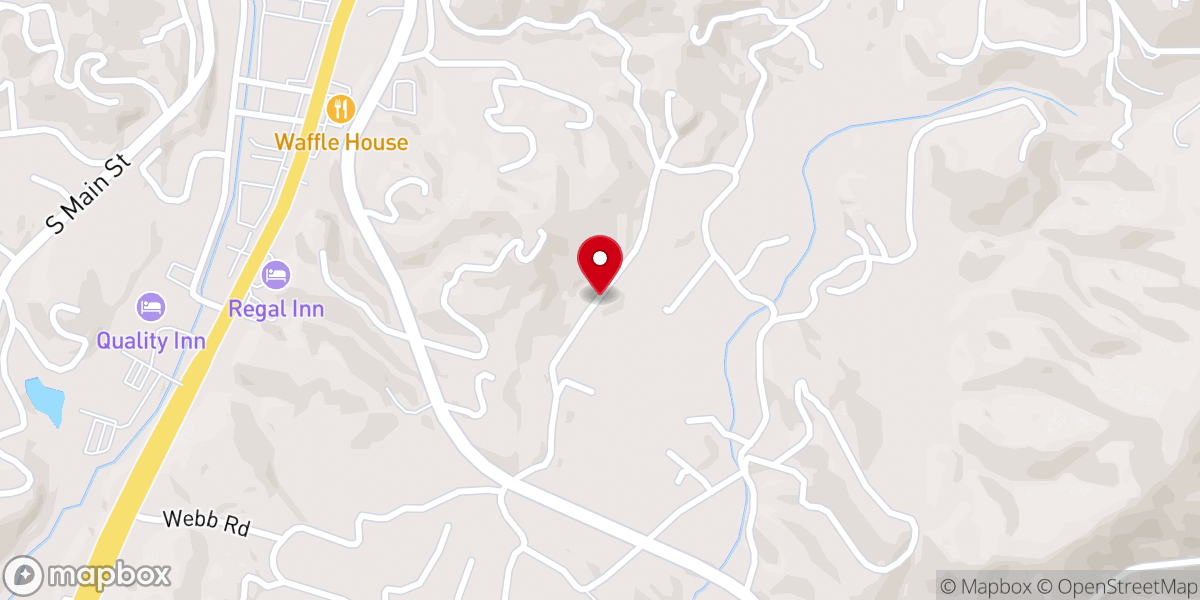 Map showing location of Ivy Hill Baptist Church