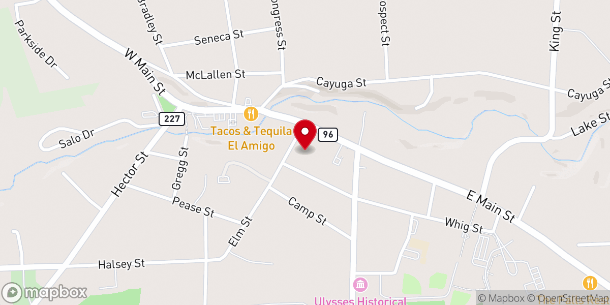Map showing location of Church of the Epiphany