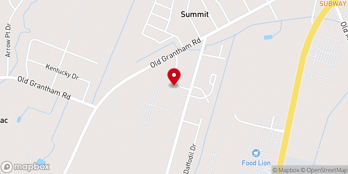 Map showing location of Love Memorial Baptist Church