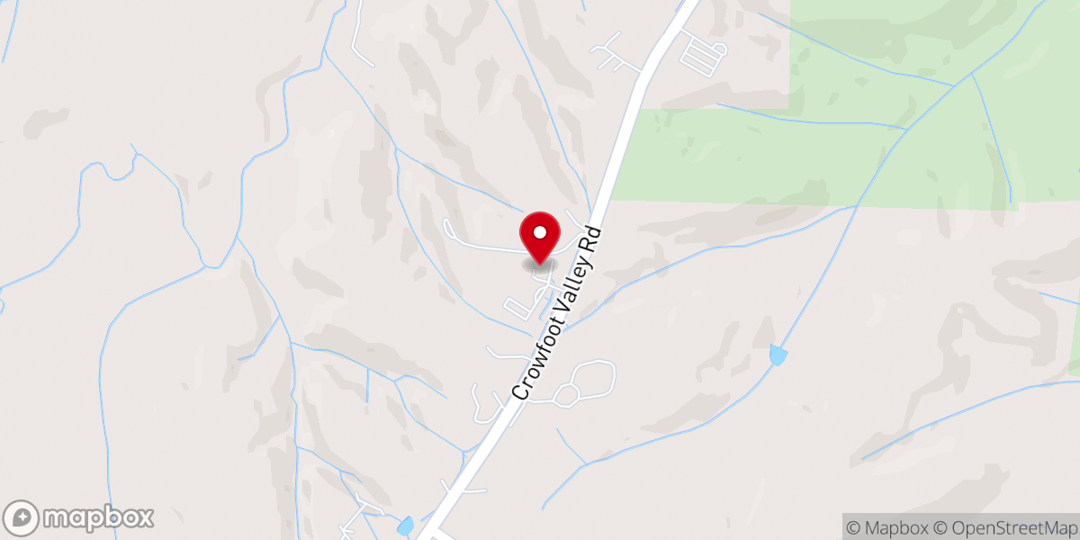 Map showing location of Canyons Community Church
