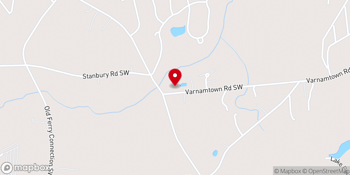 Map showing location of Victory Independent Baptist Church