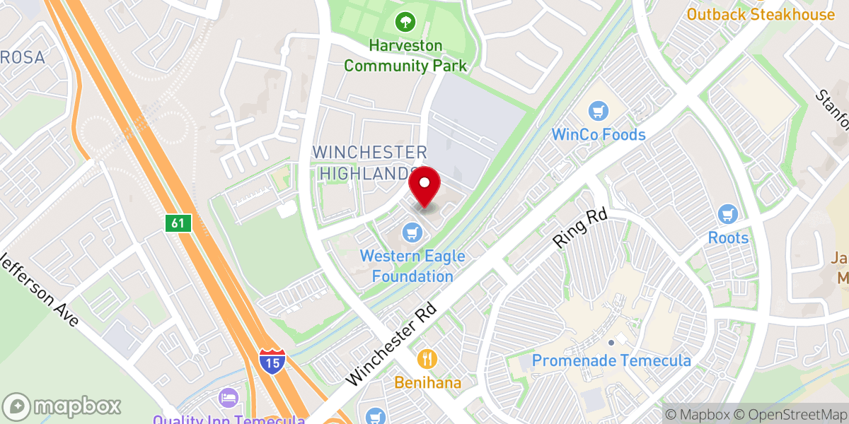 Map showing location of Cornerstone Christian Baptist Church