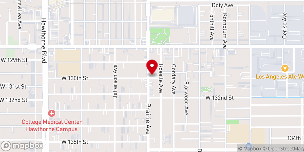 Map showing location of New Rock of Ages Community Church