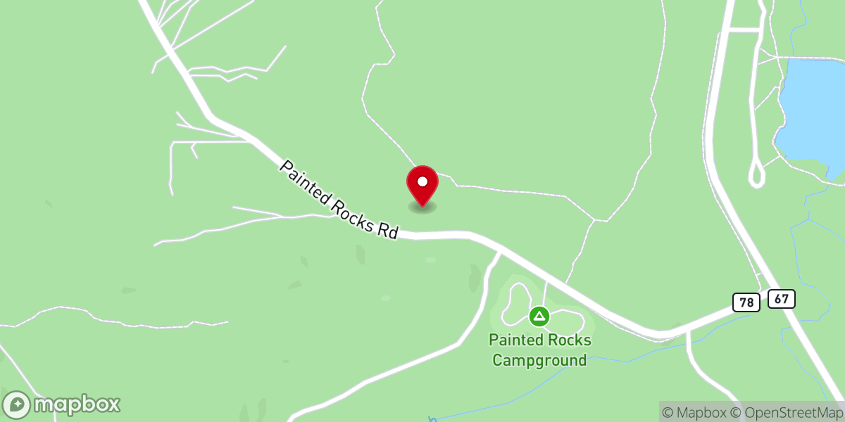 Map showing location of Camp Elim