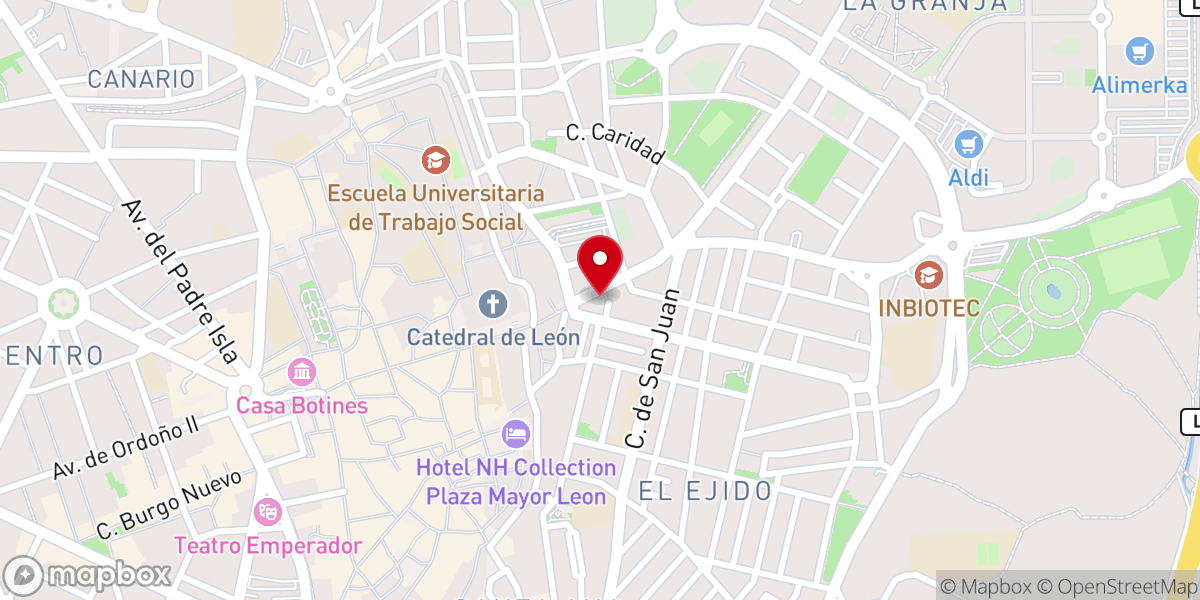 Map showing location of canne rap