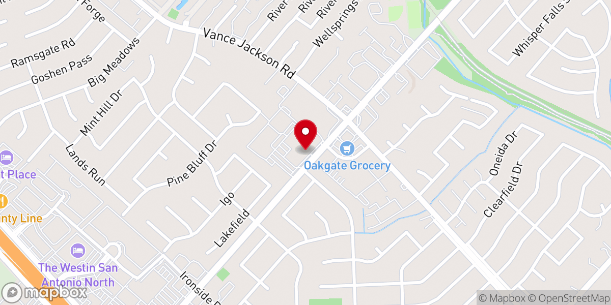 Map showing location of St. Matthew Catholic Church